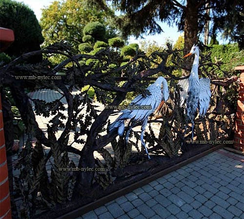 Brama kuta z czaplami bm37