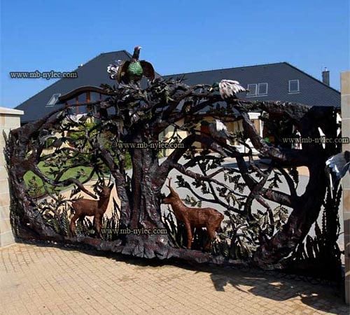 Kuta myśliwska brama ażurowa bm36