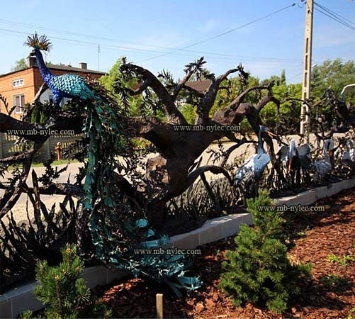 Masywne kute ogrodzenie myśliwskie bm30