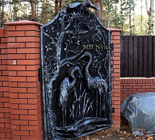 Pełna furtka myśliwska z ptakami