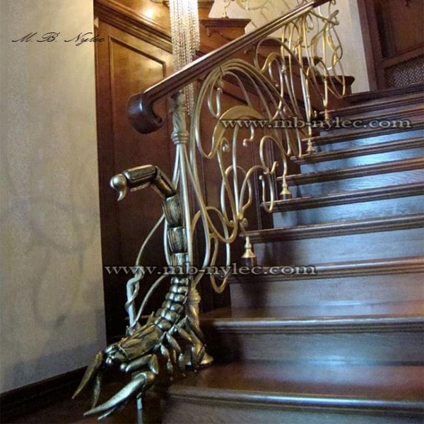 balustrady z metaloplastyką