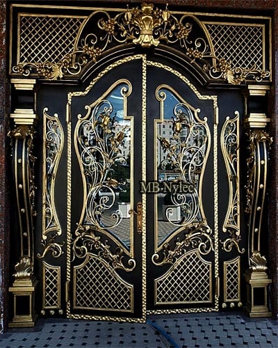 ekskluzywne stalowe drzwi kute dz9