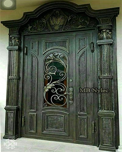 masywne drzwi kute dz13