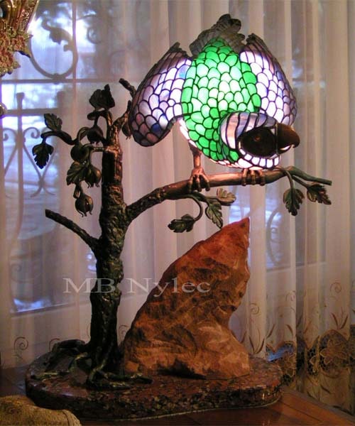 Ekskluzywna lampa wewnętrzna witrażowa