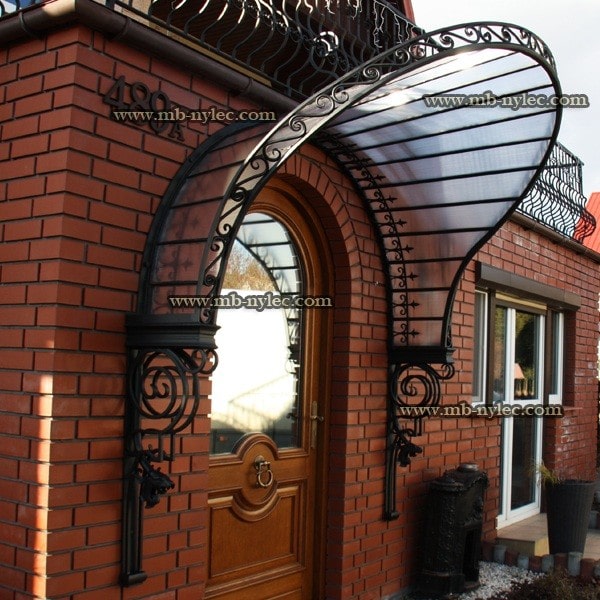 Kuty daszek z poliwęglanem