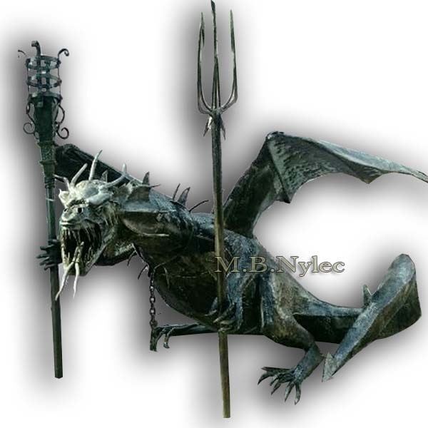 designerska lampa kuta - smok ogd112