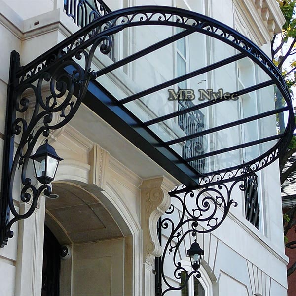 płaski elegancki daszek kuty