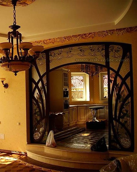 Ekskluzywny witraż drzwiowy