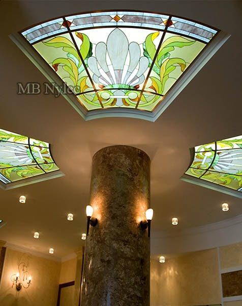 Ekskluzywny witraż sufitowy