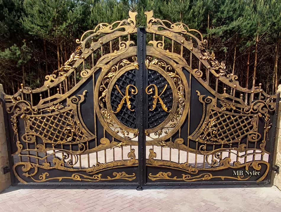 Ekskluzywna brama metalowa