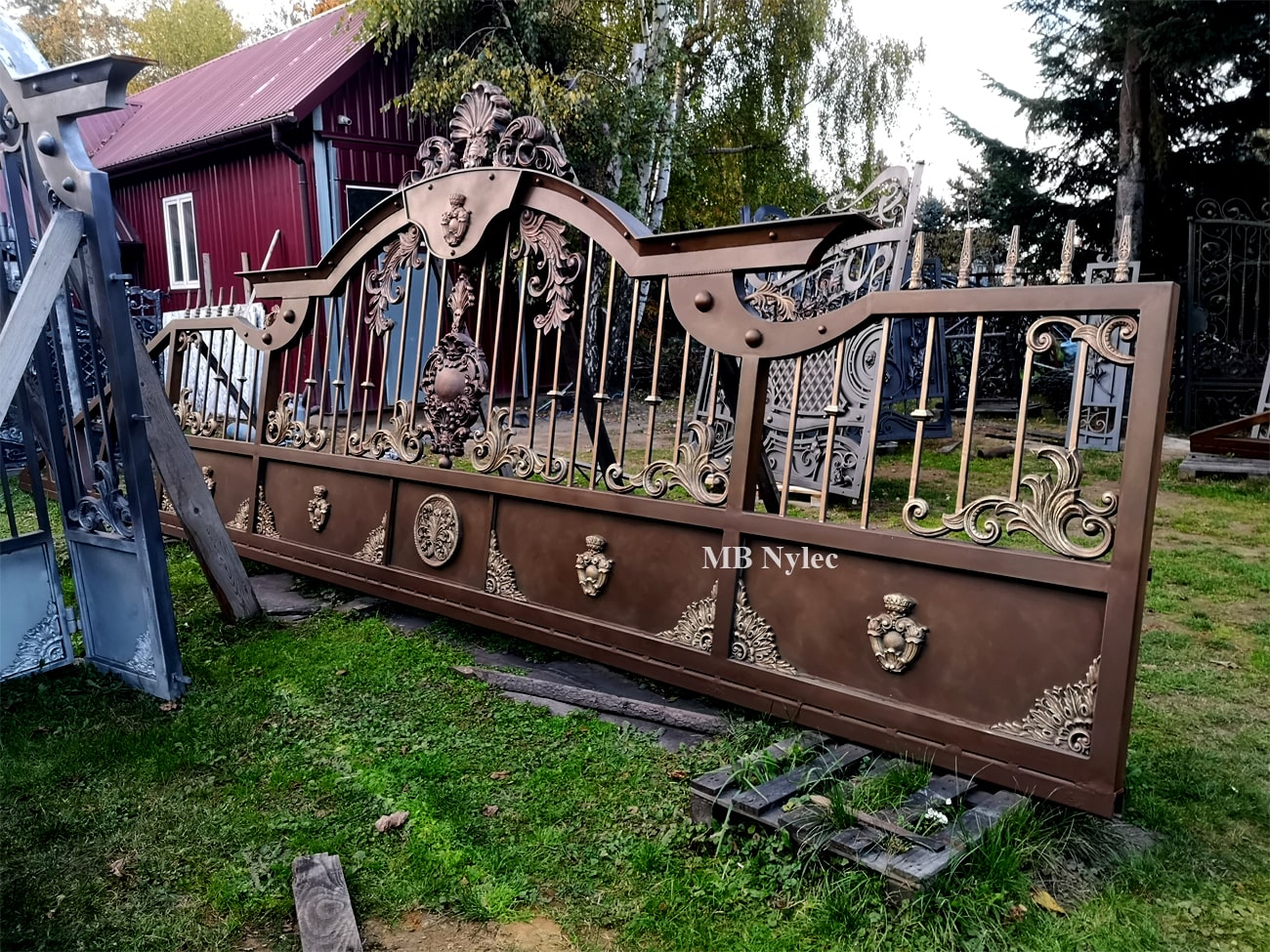 brama samonośna metalowa