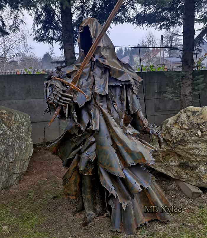Nazgul Upiór Rzeźba stalowa