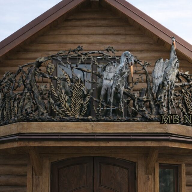 Balustrada w naturalnym stylu