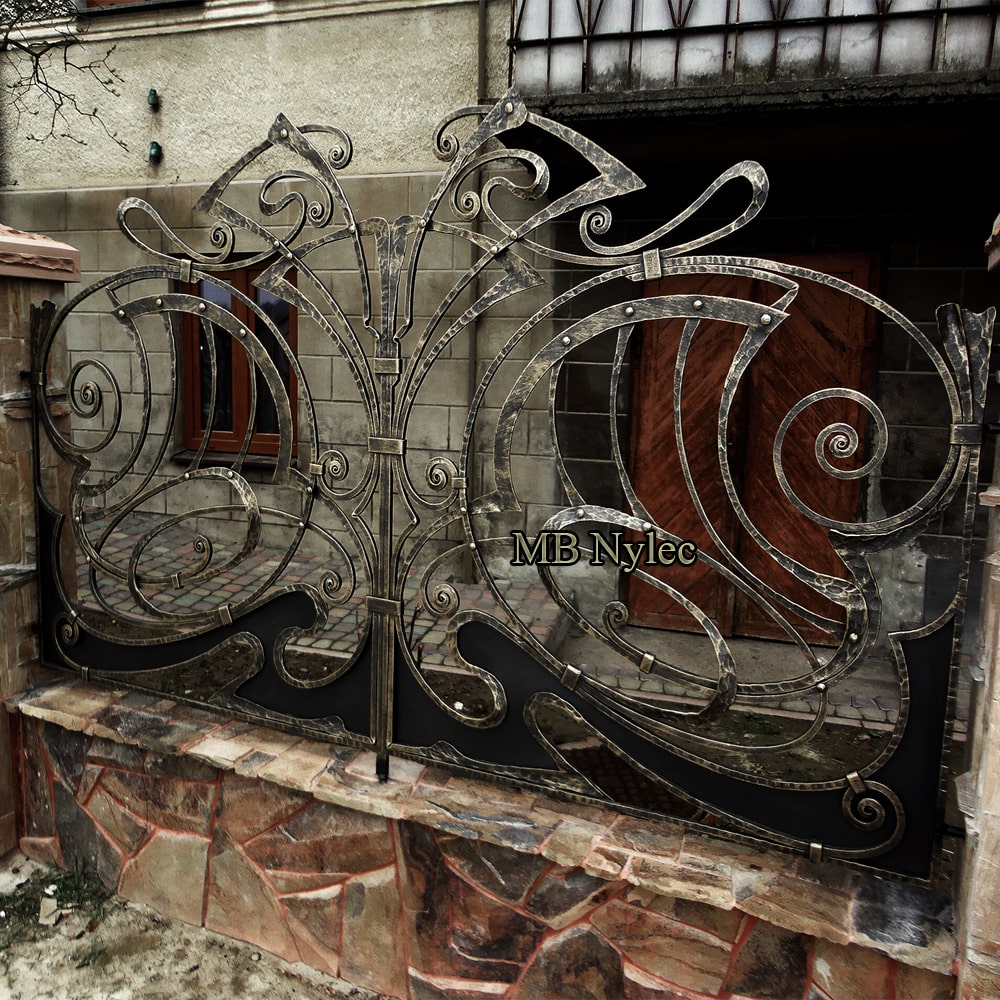 Ogrodzenie metalowe kute