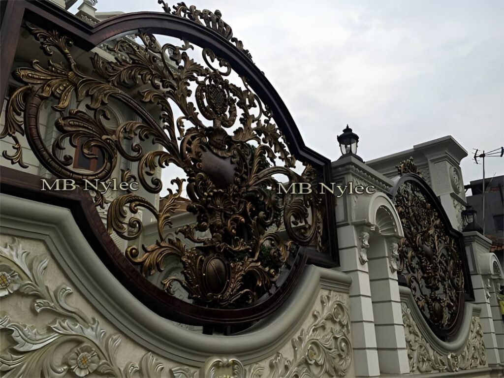 ogrodzenie kute metalowe