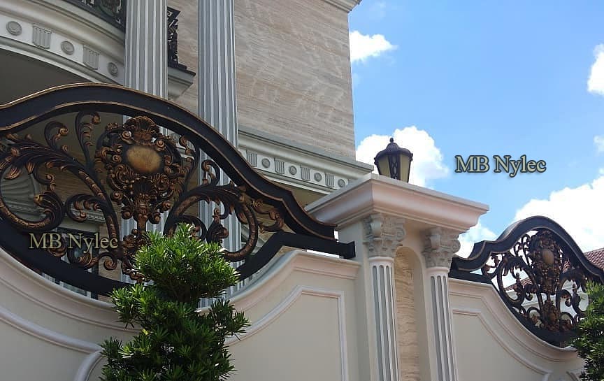 ekekluzywne kute ogrodzenie orientalne kowalstwo wałbrzych bp206