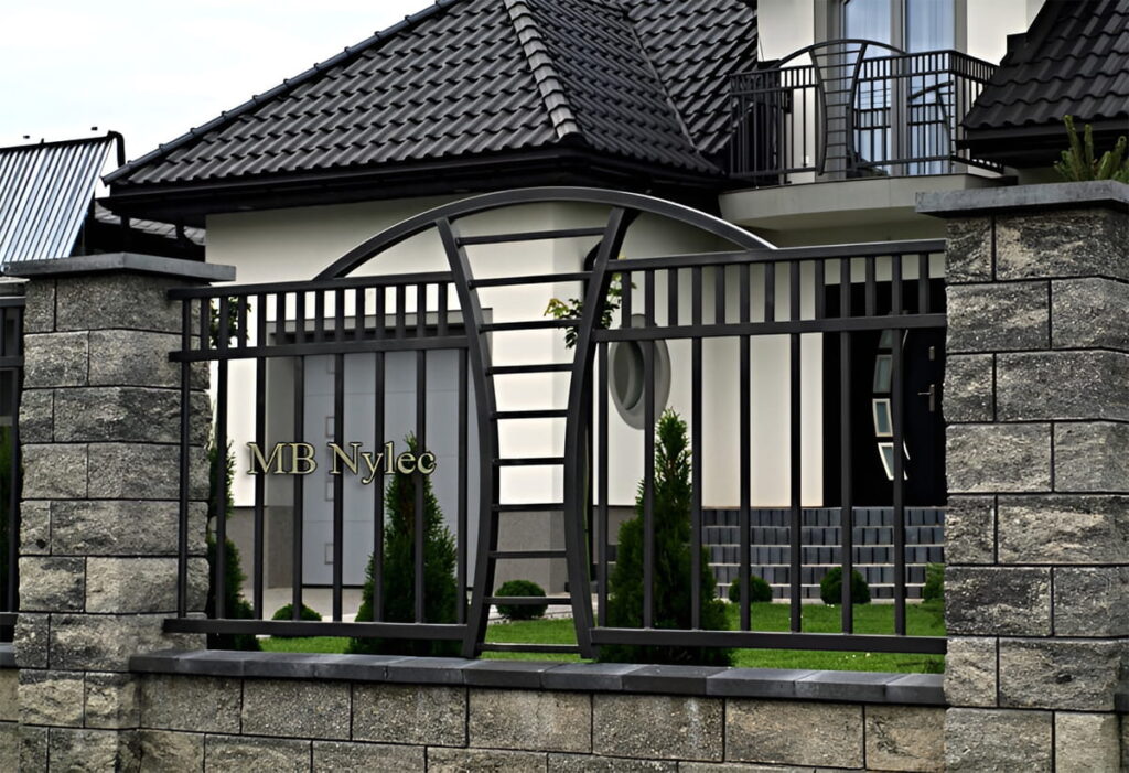 nowoczesne ogrodzenie frontowe bp244 detal