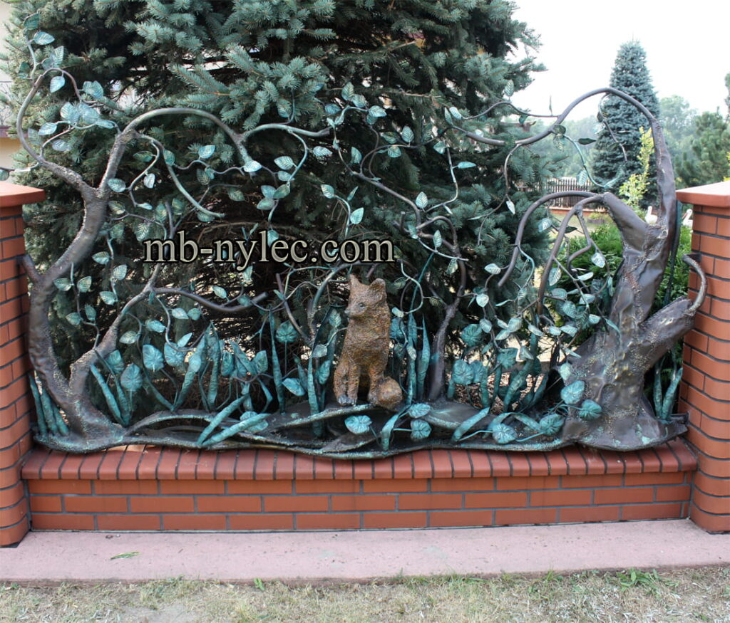 przęsło artystyczne z metaloplastyką