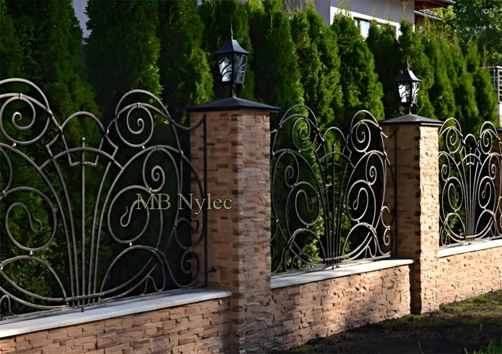 przęsło metalowe kute ręcznie