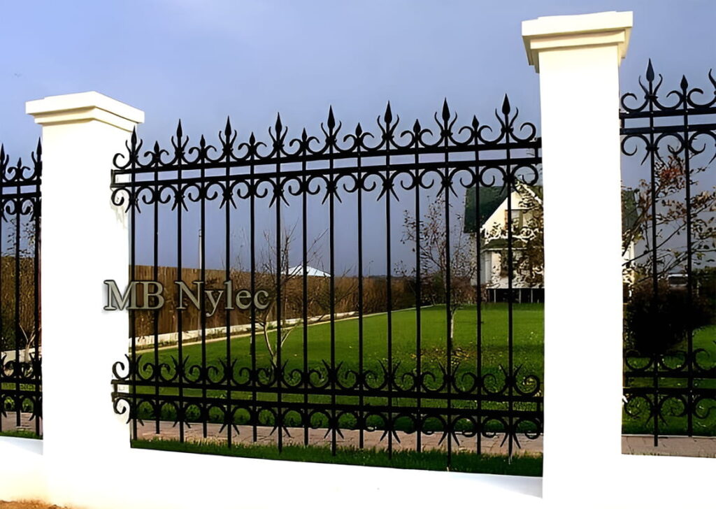 przęsło ogrodzeniowe retro kute klasyczne