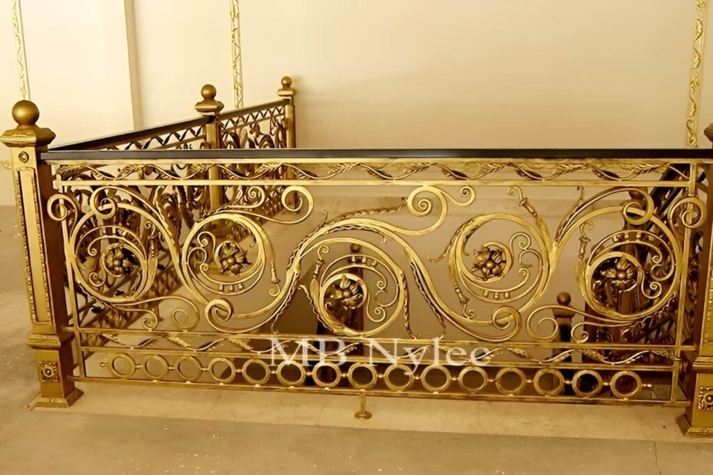elegancka balustrada kowalska